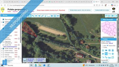 Działka BUDOWLANA 30 ary Bieszczady, Bóbrka, k. SOLINA