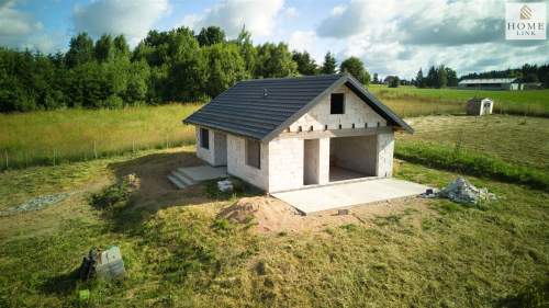 Dom pod Olsztynem do wykończenia na dużej działce