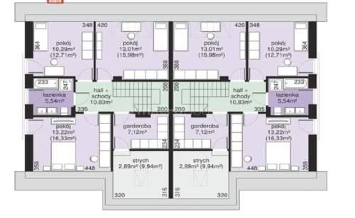 Bliźniak 130m2 na działce 650m2 gabinet, garaż