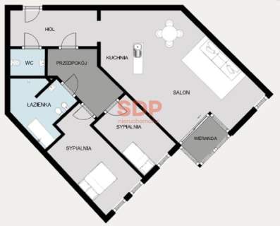 Niebanalny apartament w centrum Wrocławia z efektem WOW 