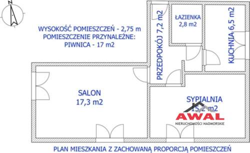 Klimatyczne mieszkanie z oddzielną kuchnią w Helu