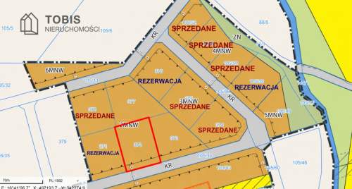 Działka budowlana MPZP 1575 m2 Trzcielin