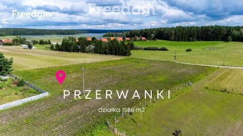 Działka 1588 m z WZ, widokiem na jezioro Mazury