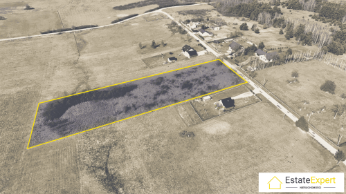 działka rolno budowlana 8700 m2 - Brudzów