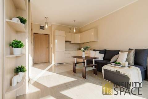 Studio z balkonem Niski czynsz Apartamentowiec