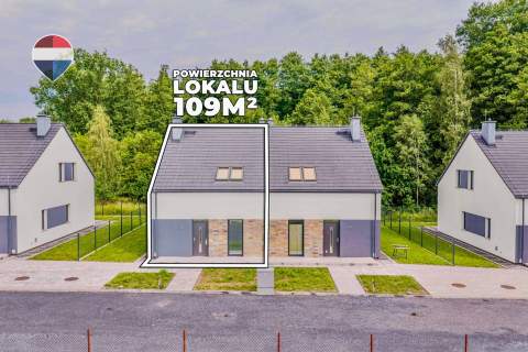 Na sprzedaż segmenty 109 m w sąsiedztwie lasu