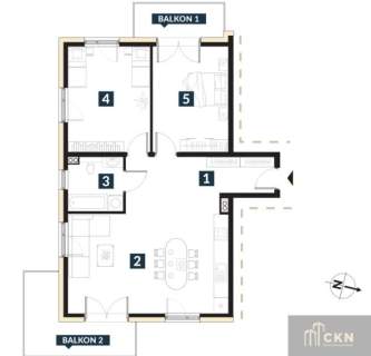 Niepołomice - nowe mieszkanie 3 pokoje