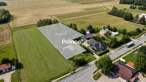 Dwie działki budowlano-rolne   5557 m Dubów
