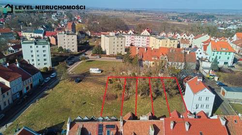 Działki, Pasłęk, starówka
