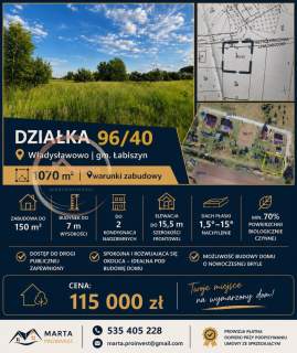 Władysławowo, spokojna okolica, WZ, 1070m2