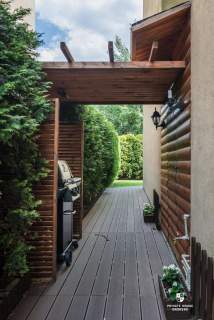 Apartament z pięknym ogrodem i kinem letnim