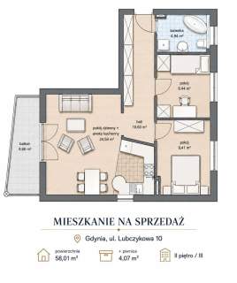 3 pokoje duży balkon hala garażowa piwnica