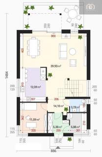 Dom 160 m2 duża działka