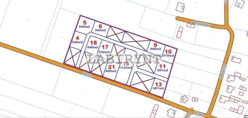 Budowlana, 600m2, 20x30, z planem miejscowym