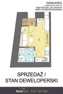 Kawalerka w centrum w stanie deweloperskim