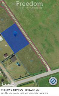 Na sprzedaż działka o pow. 1258 m2.