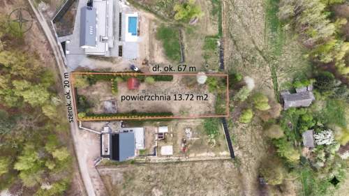 Działka budowlana 1371 m Brzezowa, gm. Dobczyce