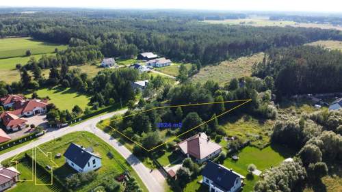 Duża działka 3524 m2 w świetnej lokalizacji - tylko 5 km od Bi