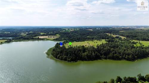 Działki z panoramicznym widokiem na jezioro.