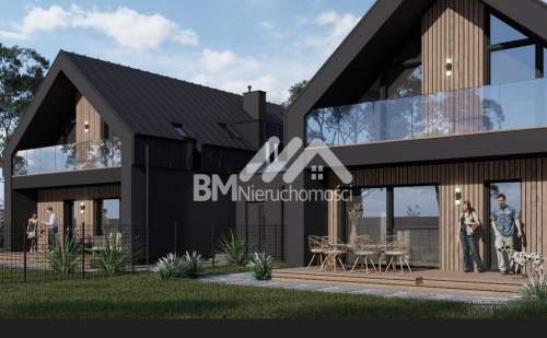 Nowoczesne osiedle w lesie, domy 155 m2