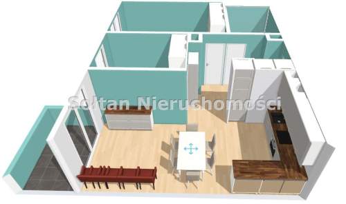 Bielany Residence Metro Balkon zieleń