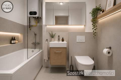 2 pokojowe z balkonem w pobliżu alei Pokoju