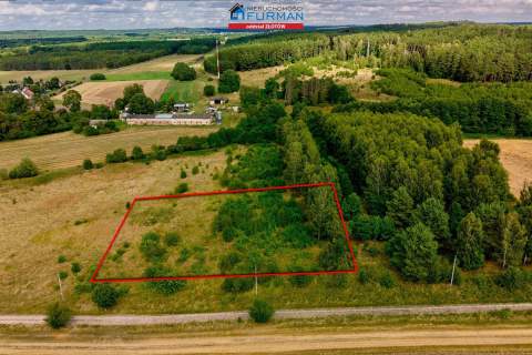 Działka budowlana 3000m2, ANielin gm. Okonek