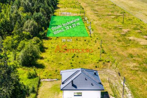 Działki budowlana, 600 m2, przedmieścia Wołomina