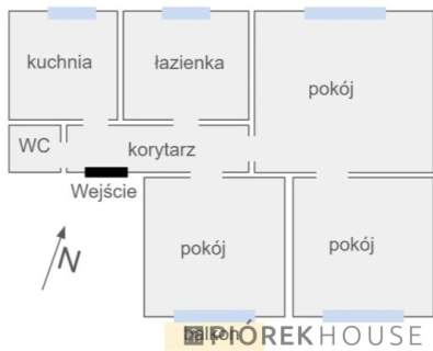 3-pokojowe mieszkanie w Śródmieściu