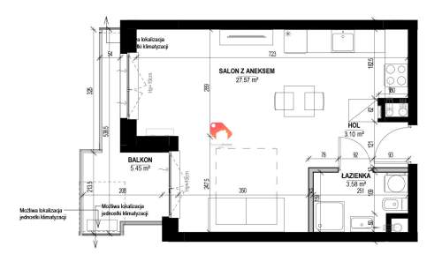 34m nowoczesny apartamentowiec BRAK PROWIZJI