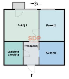 2-pokojowe mieszkanie w centrum Siemianowic Piwnica Balkon