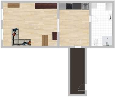 Kawalerka, 32 m2, obok parku S. Tołpy - Prusa 15
