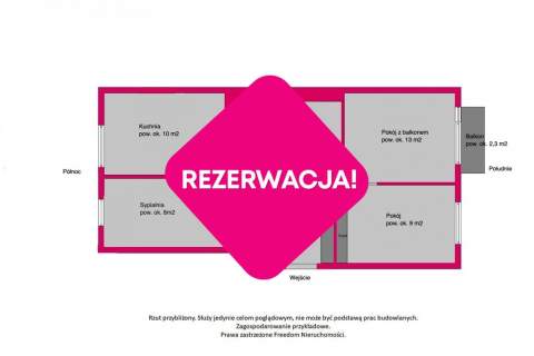 3 pokoje blisko stacji w Milanówku-Osiedle Dębowa