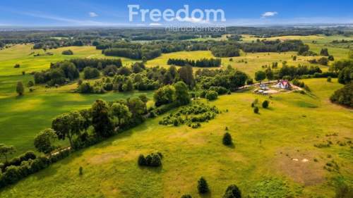 Malownicza działka 3026 m las i jezioro