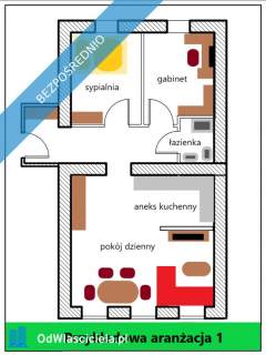 Apartament 5 pokoi 68m2 - mnogość opcji aranżacji - Poznań Ogrody