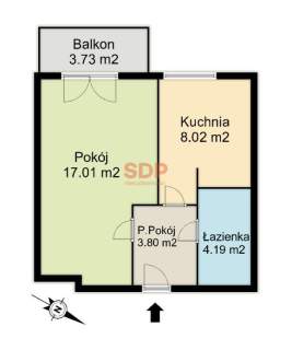 urządzona Kawalerka na Krzykach