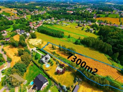 Działka 7300 m Mszana 5 minut A1- Zapraszam