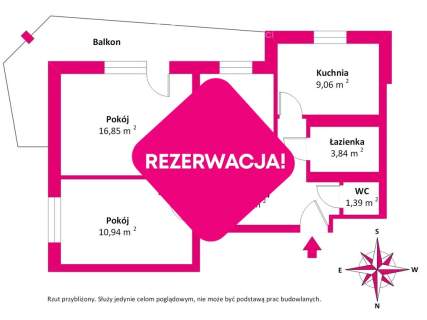 Mieszkanie 3 pokojowe parter Janowska