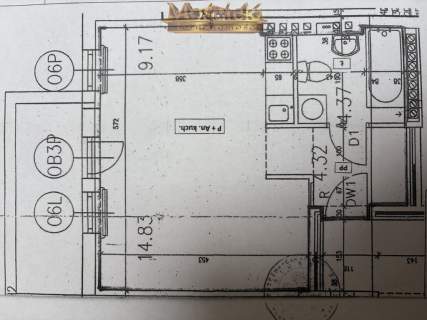 Cicha kawalerka z balkonem przy metrze KEN 98