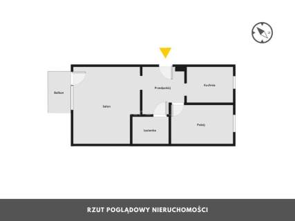 2-pokojowe duże mieszkanie z balkonem k/Kołobrzegu