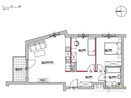 Dwustronne 3 pok Ursus - balkon klimatyzacja garaż