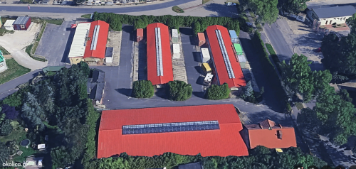 Hale z placem utwardzonym, 4571 m2, pod bazę transportową