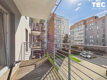 Francuska Park z miejscem duży balkon