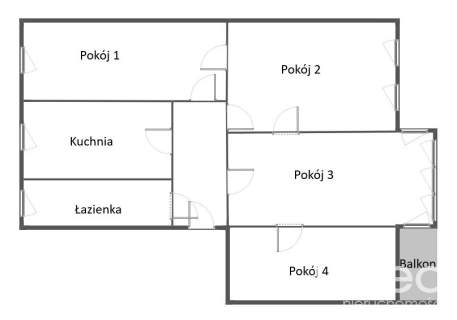 Mieszkanie 4 pokoje w centrum miasta.