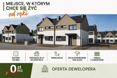 87 m 30 m poddasza do adaptacji 4 pokoje gotowy