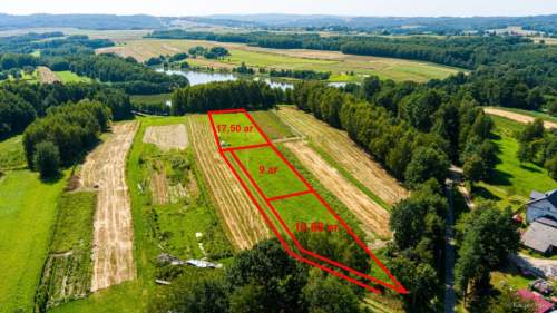 Działka nad zalewem w Skrzyszowie cena 129000
