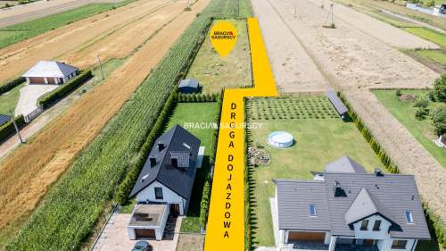 Ogrodzona działka 917m2 Glinik