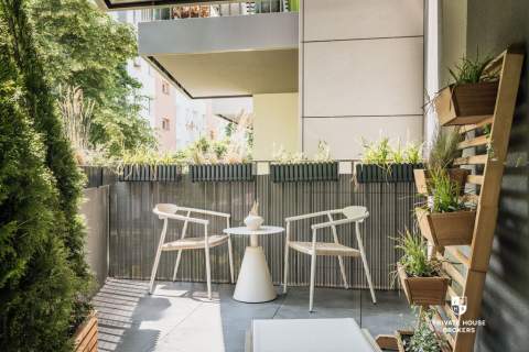 3-pokojowy apartament z tarasami przy Wiśle i ICE