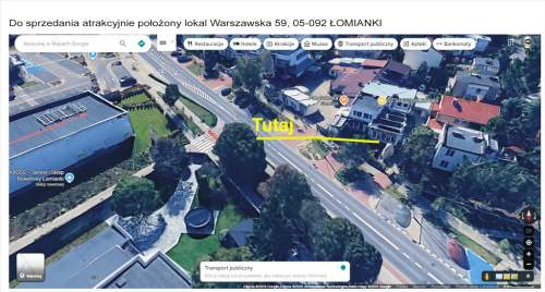 Lokal usługowo-handlowy w Łomiankach przy Warszawskiej