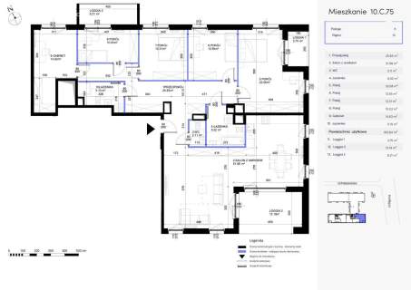 6-Pokojowy Apartament z 3 Loggiami, Wrocław